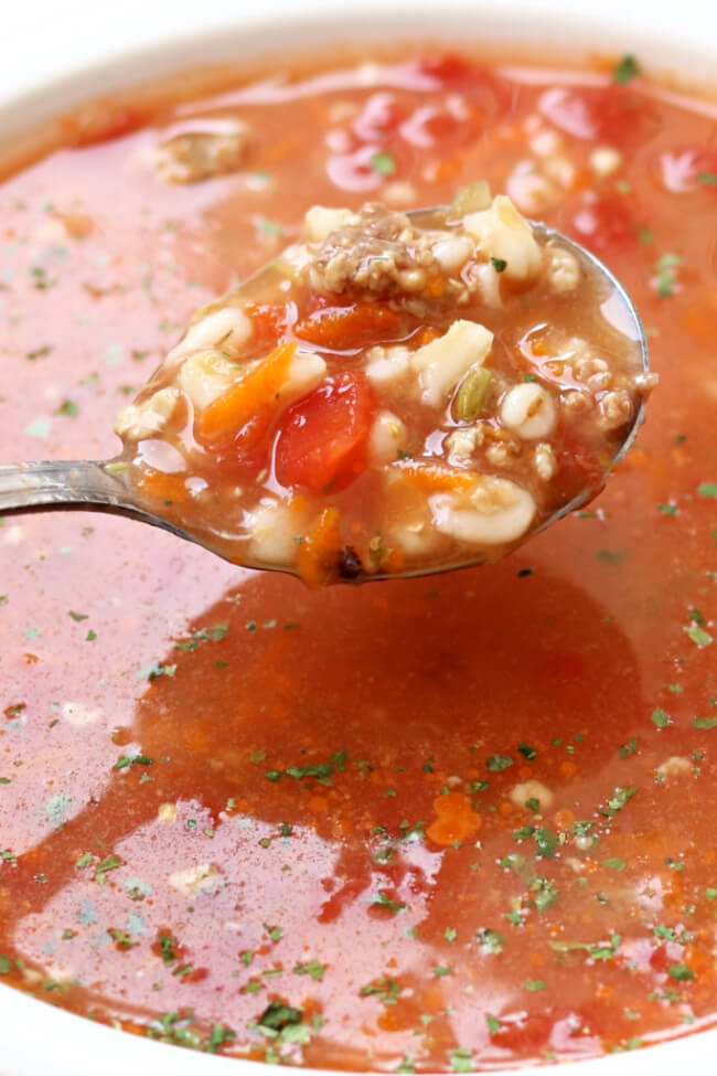 Effortless Slow Cooker Sausage Barley Soup: Perfect for Busy Families